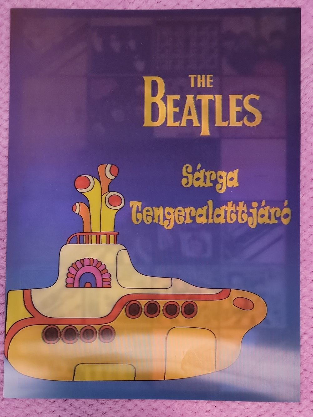 The Beatles Yellow Submarine Holographic Poster
